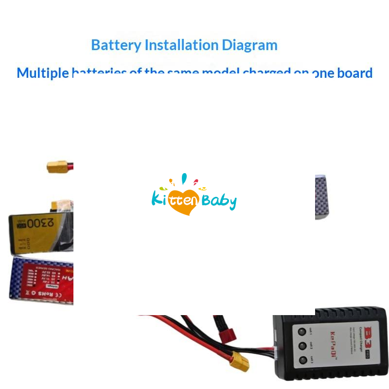 12S Lipo Battery Balancing Board - 1 Conjunto de Carregador de Bateria