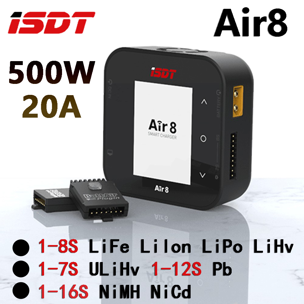 Isdt Air8 8S Lipo Charger - ISDT Air8 DC 500W Carregador de