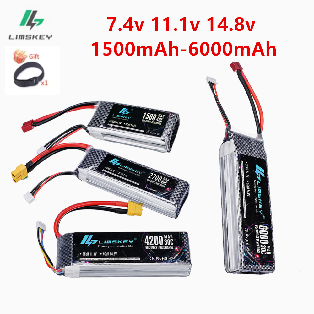 4S Lipo Battery 14.8V 6000Mah - Bateria lipo 2s 3s 4S 7.4v