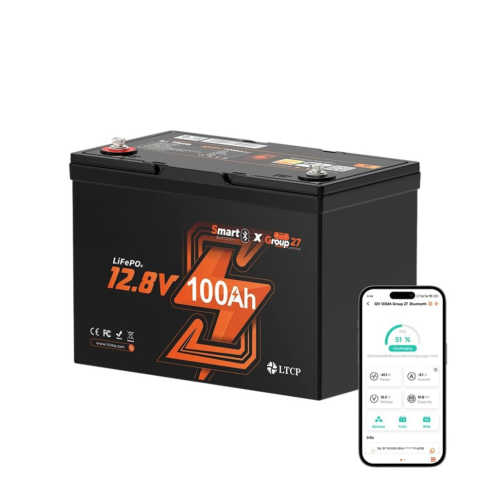 Bateria LiFePO4 12V 100Ah, Bat - Lifepo4 12V 100Ah Bms Bluetooth avaliação e preço
