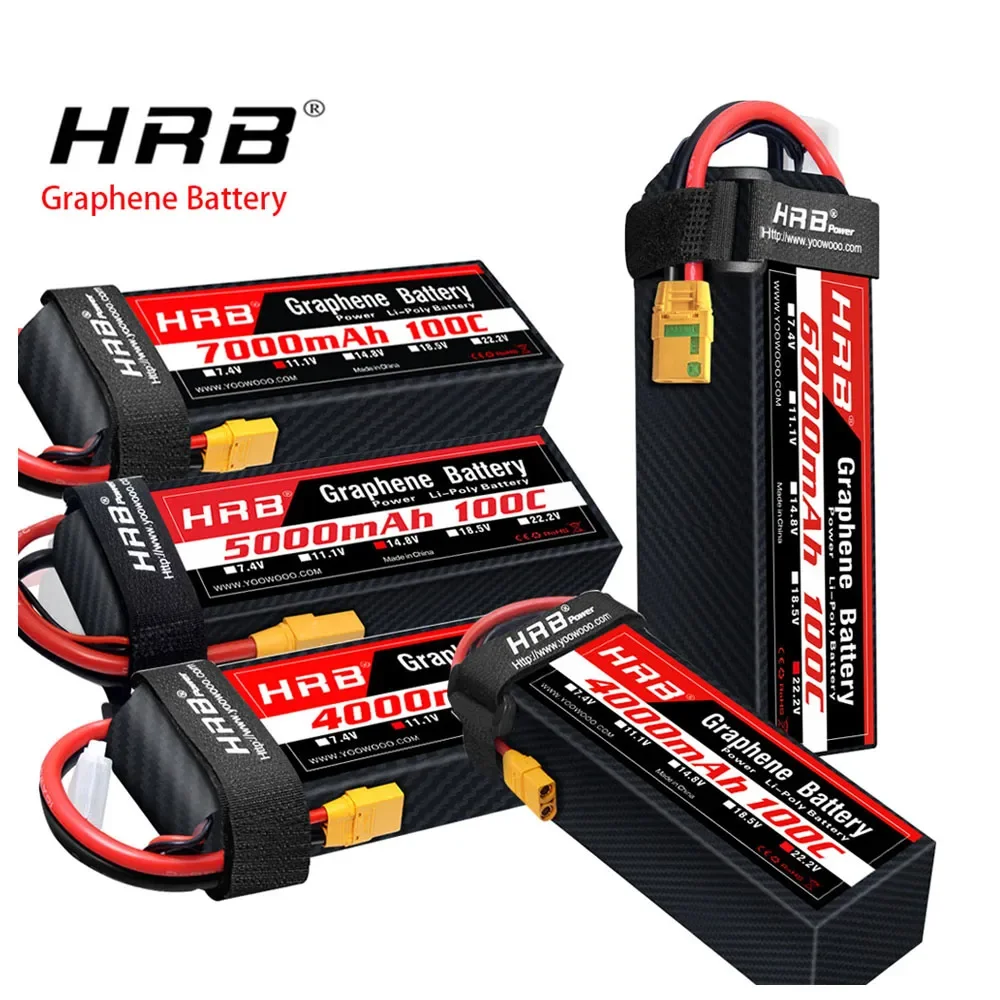 Bateria de grafeno 2S 3S 4S 6S - 4S Lipo Battery 14.8V 6000Mah avaliação e preço