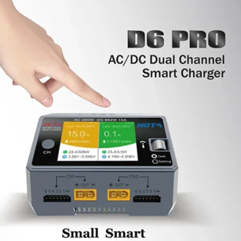 Carregador de Bateria Intelige - Hota D6 Pro Dual Lipo Charger avaliação e preço