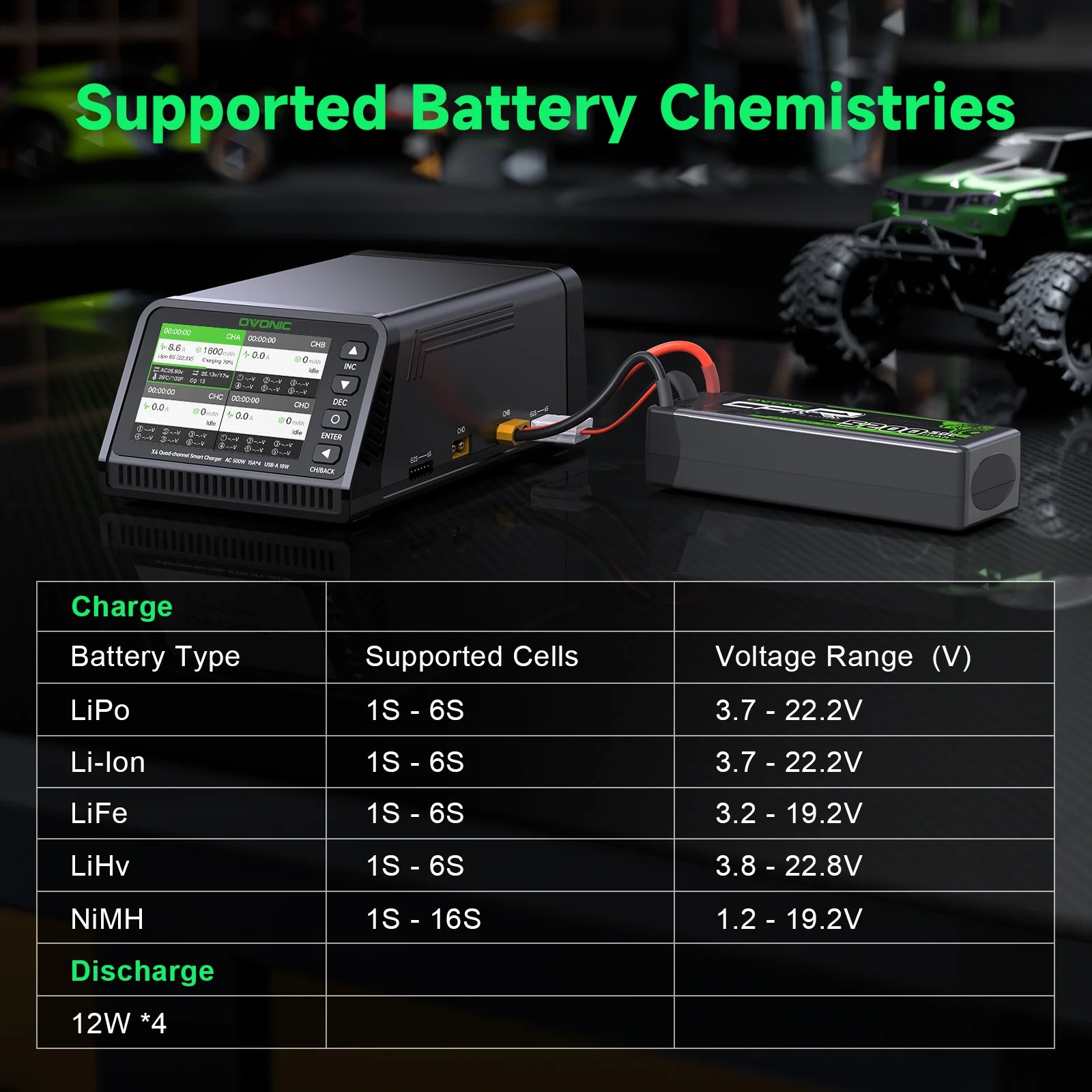 Carregador de Bateria Intelige - Toolkitrc M6Dac Smart Charger avaliação e preço
