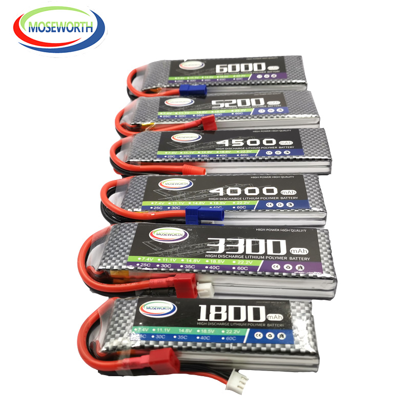 Bateria LiPo para RC Drone Hel - 4S Lipo Battery 14.8V 6000Mah avaliação e preço